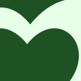 Destination fyn logo på grøn baggrund