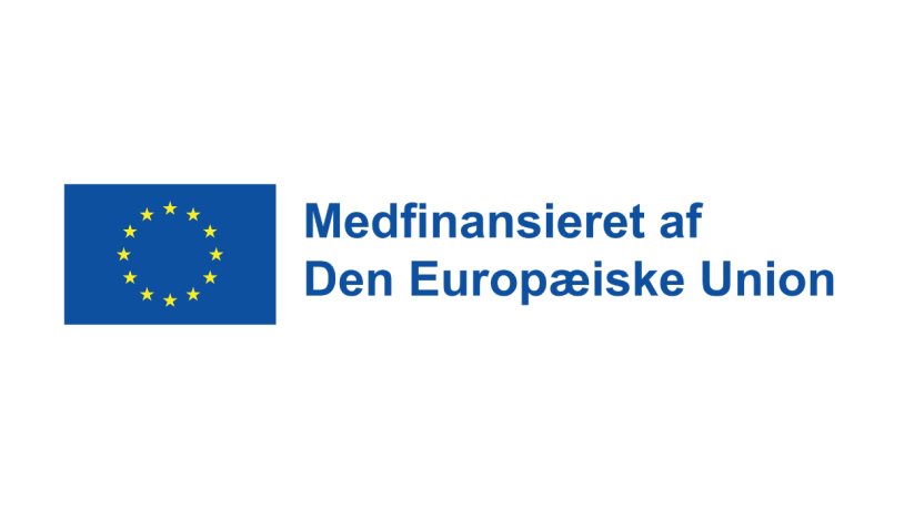 EU-logo med teksten Medfinansieret af Den Europæiske Union